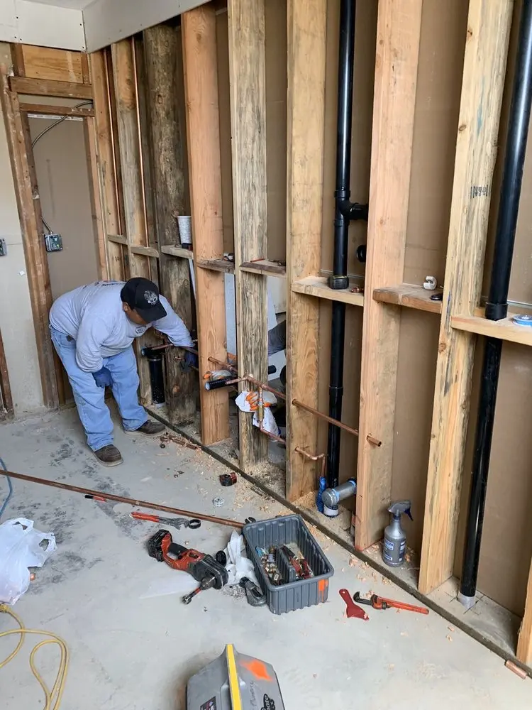 Commercial rough-in plumbing for Trenchless Sewer Repair in Murfreesboro